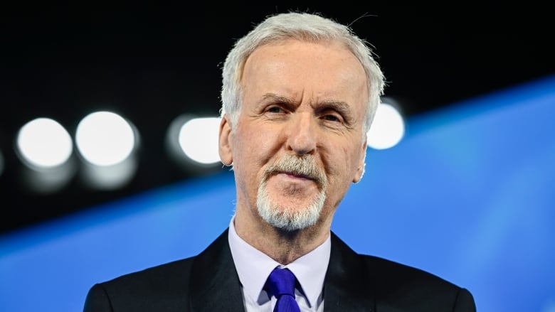 James Cameron at the world premiere of Avatar: The Way of Water.